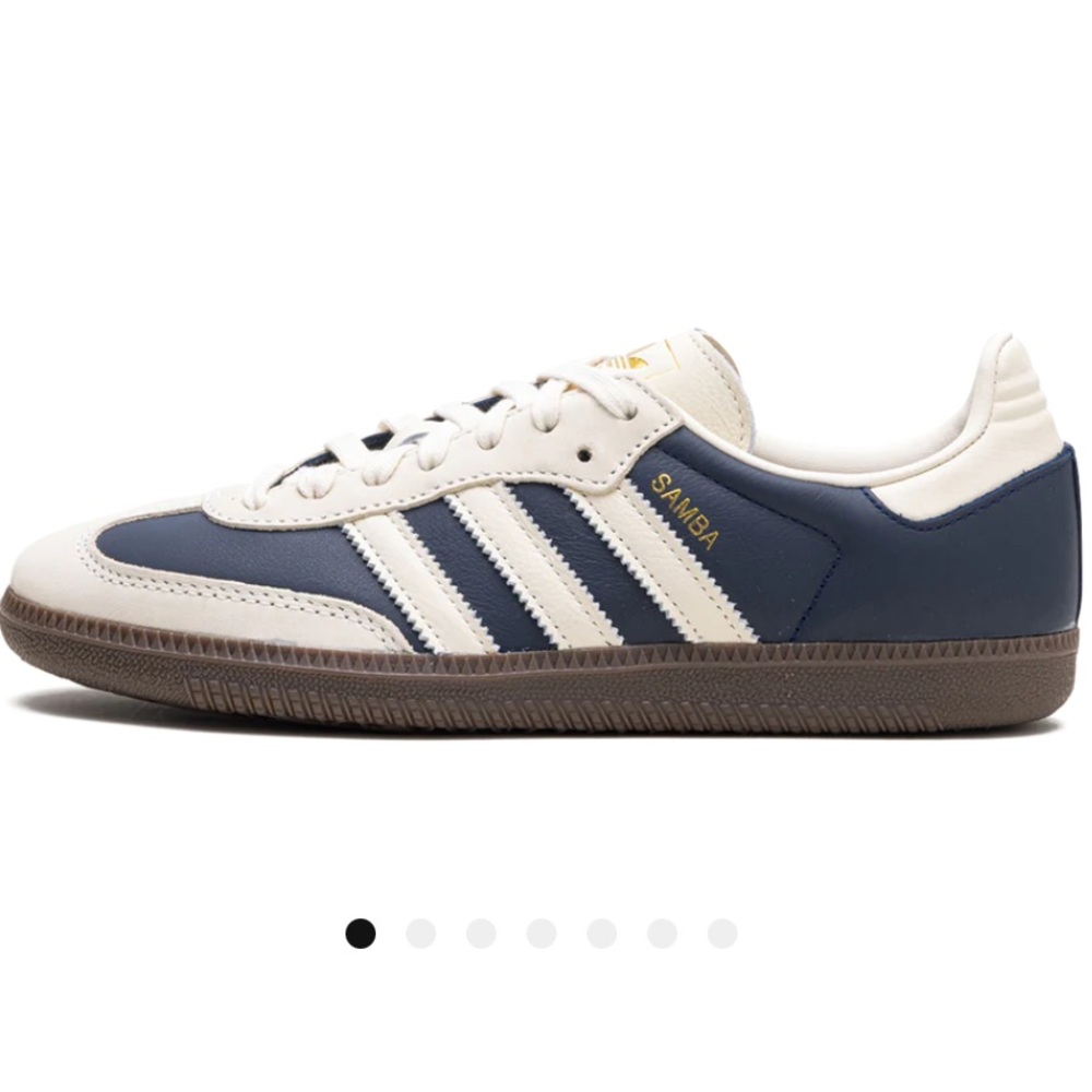Adidas Samba OG Women's Sneakers - Night Indigo and Crew White